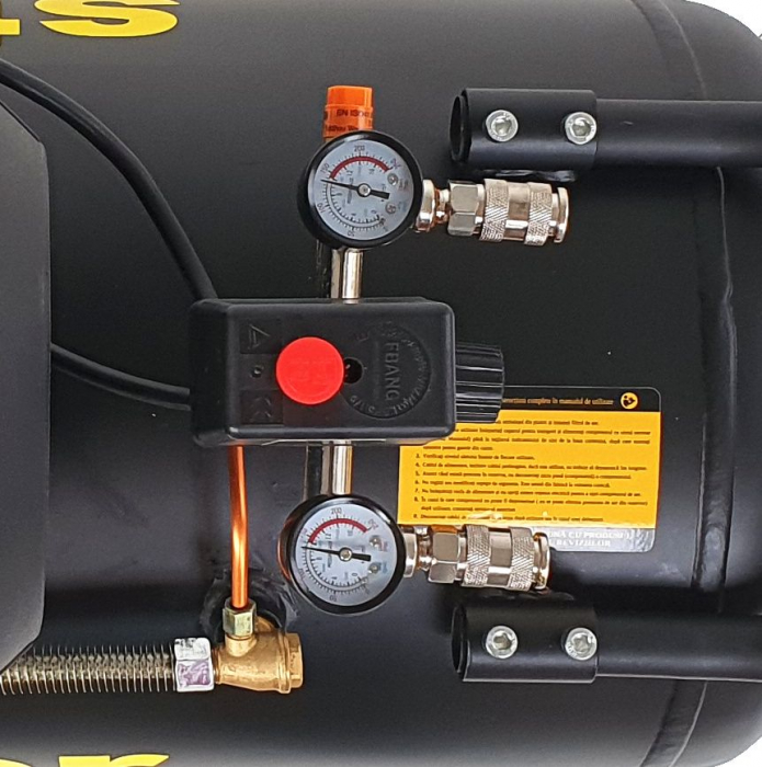 Stager HM3100V-10 compresor aer, 100L, 10bar, 356L/min, monofazat, angrenare directa [4]