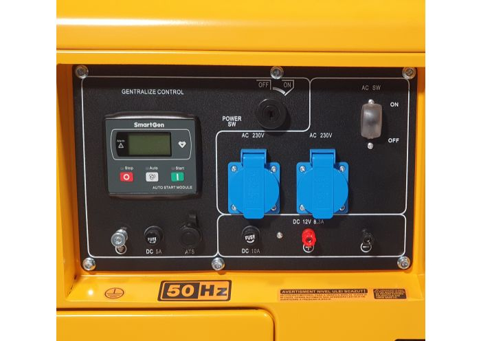 Stager YDE7000TD Generator insonorizat diesel monofazat 5kW, 20A, 3000rpm [3]