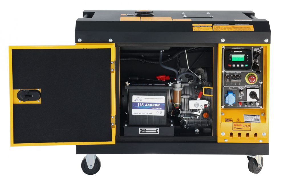 Stager YDE8600TA-TA3 V2 Generator insonorizat 7.5kVA, 3000rpm, dual, diesel, pornire electrica [3]