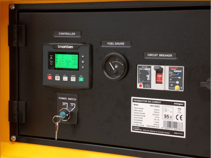 Stager YDY165S3 Generator insonorizat 165kVA, 217A, 1500rpm, trifazat, diesel [4]