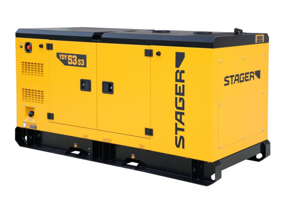 Stager YDY53S3 Generator insonorizat 53kVA, 69A, 1500rpm, trifazat, diesel [1]