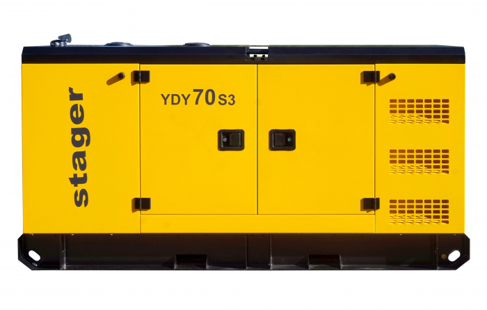Generator insonorizat Stager YDY70S3 1158000070S3 70kVA, 89A, 1500rpm, trifazat, diesel [2]