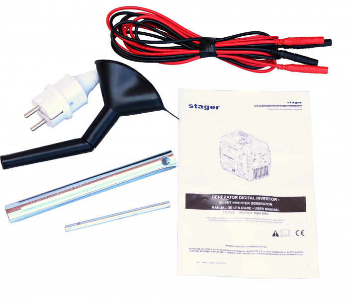 Generator digital invertor Stager DigiS 2000i insonorizat 2kW, monofazat, benzina, bobinaj cupru, mod eco [6]