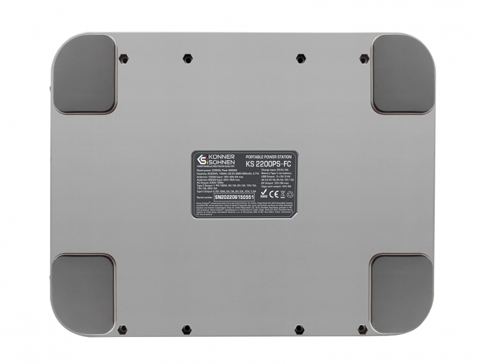 Statie portabila de alimentare Konner&Sohnen KS 2200PS-FC, putere nominala 2200 W, Putere maxima 4000 W [7]