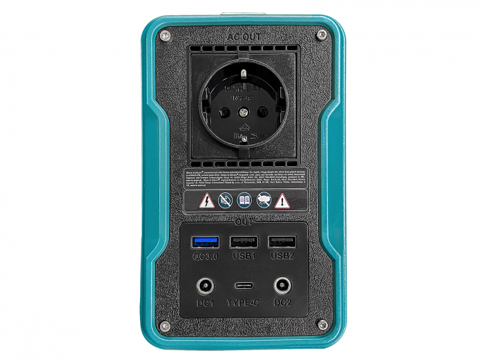 Statie de incarcare portabila Konner&Sohnen KS200PS, 200 W, 1 x 230 V, 2 x 12 v, 1 x USB type C, 2 x USB 2.1, 1 x USB 3.0 [4]