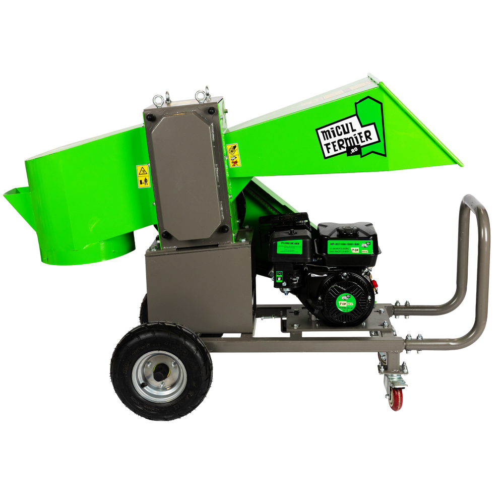 Tocator de crengi Micul Fermier, motor benzina 7CP, 80mm diametru maxim de taiere, pentru brichete [9]