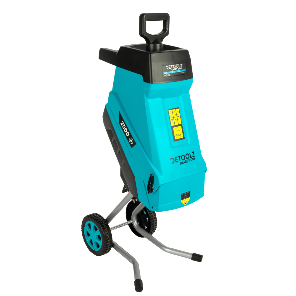 Tocator de crengi si resturi vegetale Detoolz DZ-SE1005-G01, 2500W, 45mm diametru maxim de taiere, cu sac colector 45L [11]