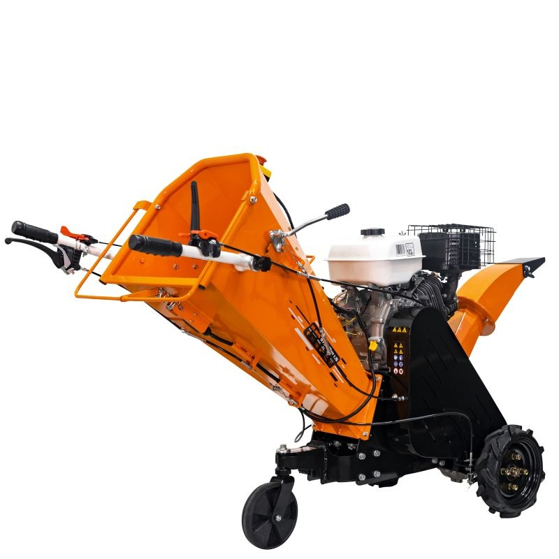 Tocător de crengi și resturi vegetale cu autopropulsie RURIS ST500 PLUS 50000STP25A 15 CP, benzina, diametru maxim 100 mm, 1000 kg/ora [1]