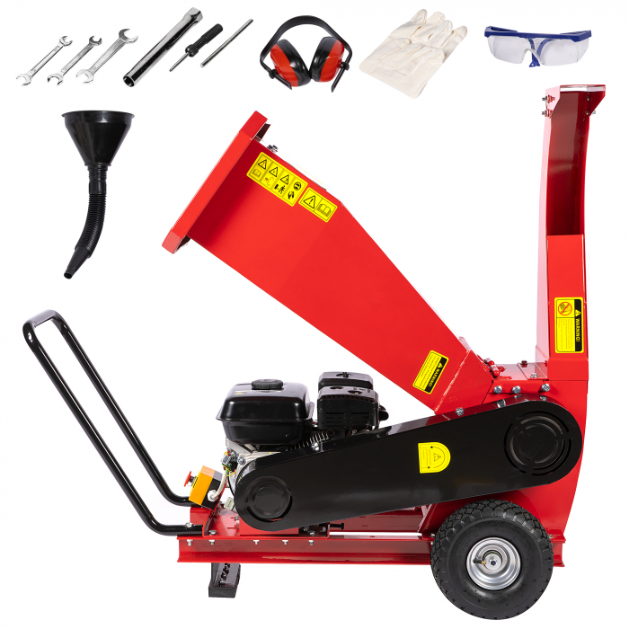 Tocator pentru crengi si vita de vie Micul Fermier, Ø76mm, motor benzina 6.5CP pentru rumegus [3]