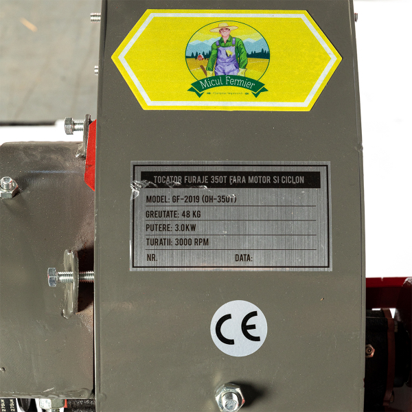 Tocator furaje Micul Fermier cu turbina 350T,  GF-2019, fara motor / ciclon [5]