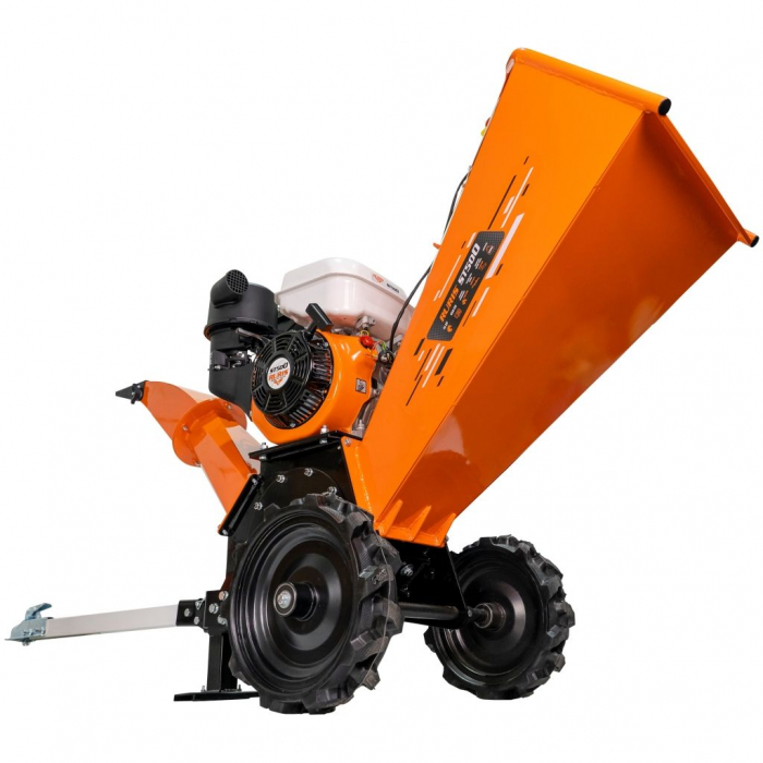 Tocător de crengi și resturi vegetale RURIS ST500 500TS2023 15 CP, benzina, diametru maxim 100 mm, 1000 kg/oră [3]