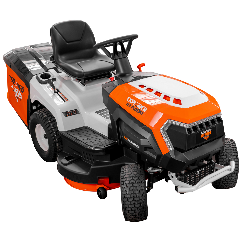Tractor de Tuns Gazon RURIS RX EXPLORER 1500M 15 CP, latime lucru 980mm, inaltime 30-90mm, sac colector 250l [18]