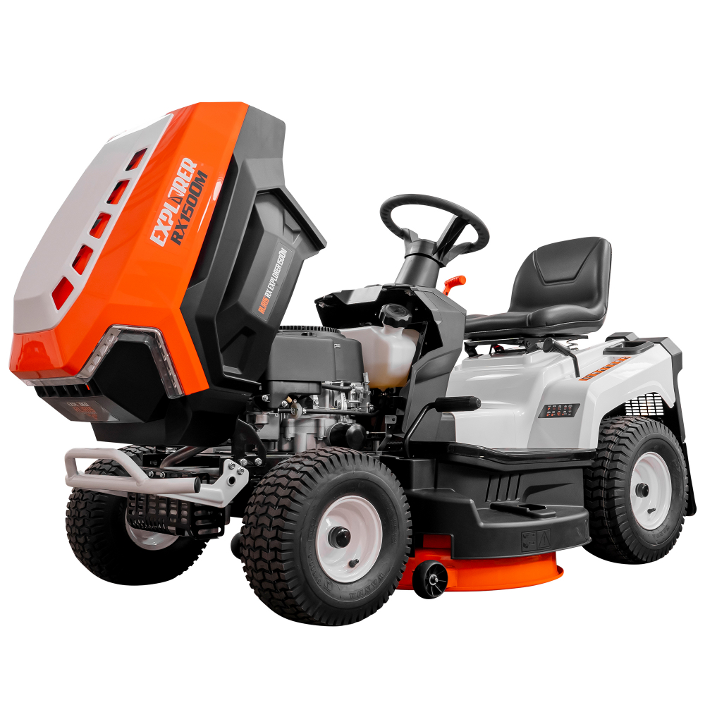 Tractor de Tuns Gazon RURIS RX EXPLORER 1500M 15 CP, latime lucru 980mm, inaltime 30-90mm, sac colector 250l [13]