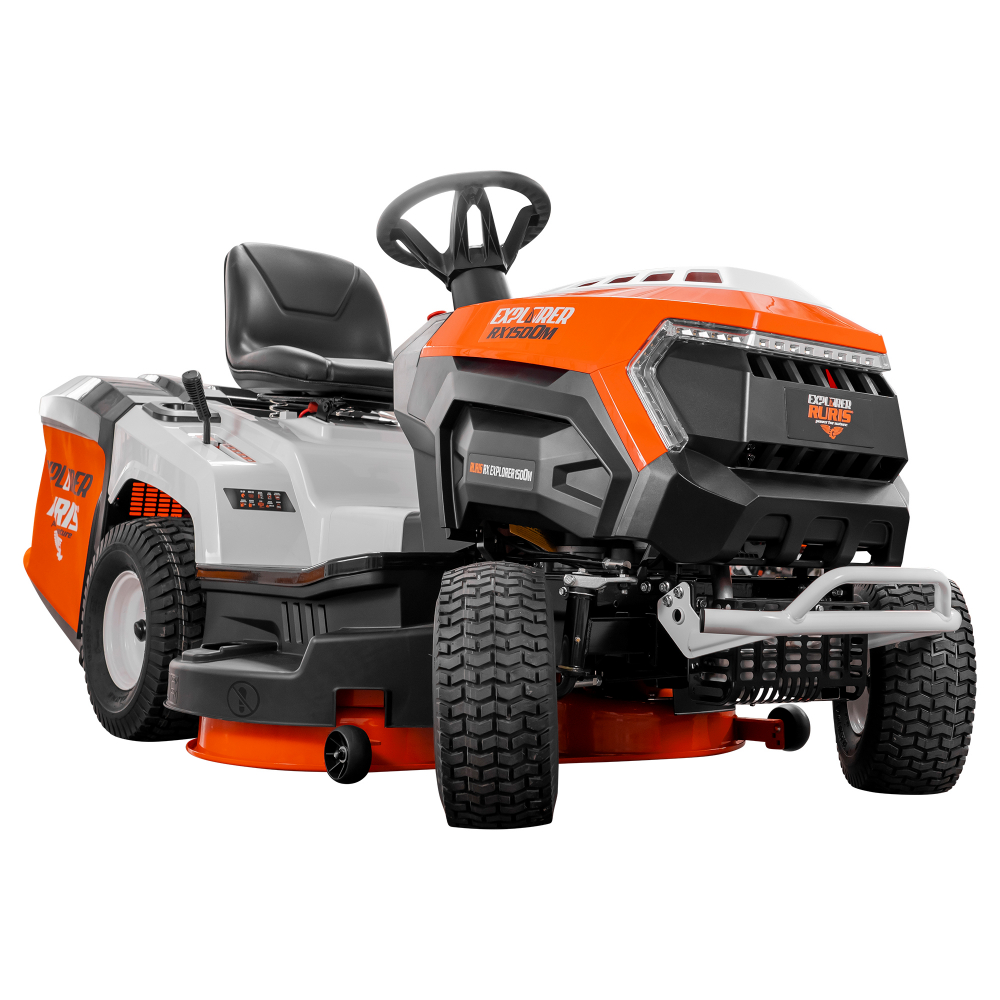 Tractor de Tuns Gazon RURIS RX EXPLORER 1500M 15 CP, latime lucru 980mm, inaltime 30-90mm, sac colector 250l [17]