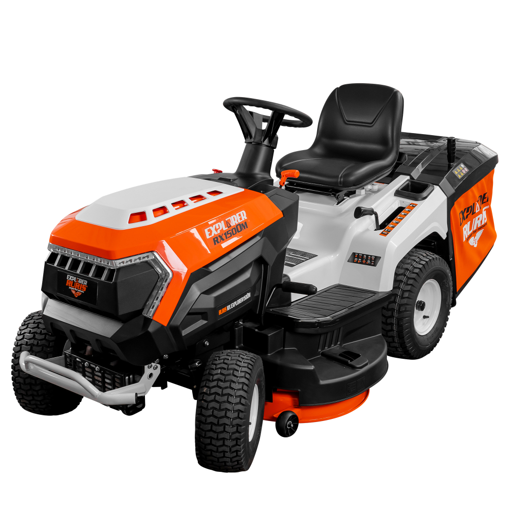 Tractor de Tuns Gazon RURIS RX EXPLORER 1500M 15 CP, latime lucru 980mm, inaltime 30-90mm, sac colector 250l [16]