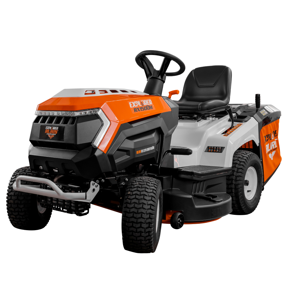 Tractor de Tuns Gazon RURIS RX EXPLORER 1500M 15 CP, latime lucru 980mm, inaltime 30-90mm, sac colector 250l [12]