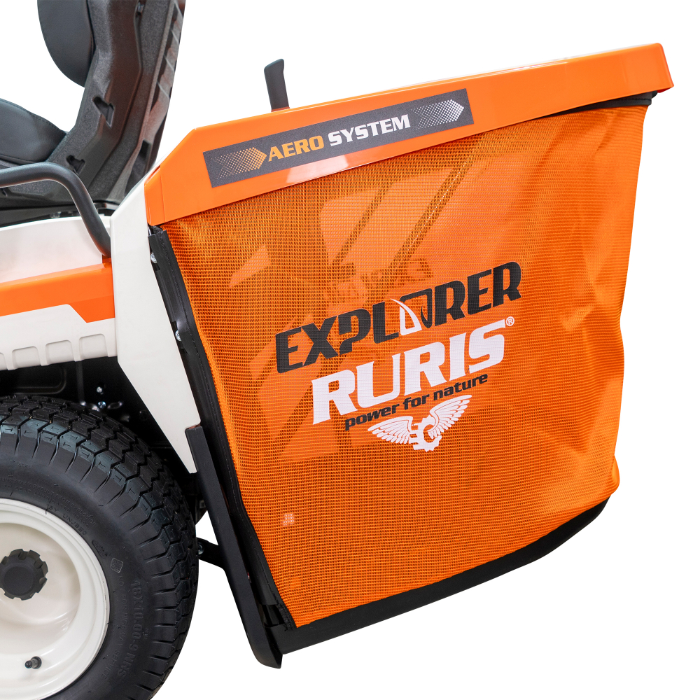 Tractor de Tuns Gazon RURIS RX EXPLORER 840M 15 CP, latime lucru 840mm, inaltime 30-90mm, sac colector 280l [7]