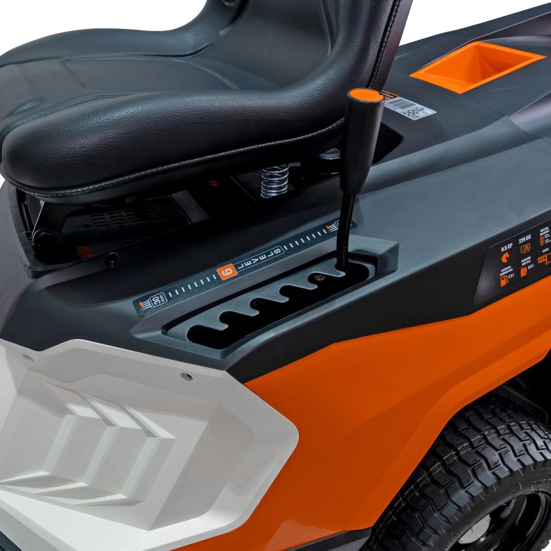 Tractor de Tuns Gazon RURIS RX Pilot 001M 9.5 CP, latime lucru 650mm, inaltime 30-75mm, sac colector 150l [4]