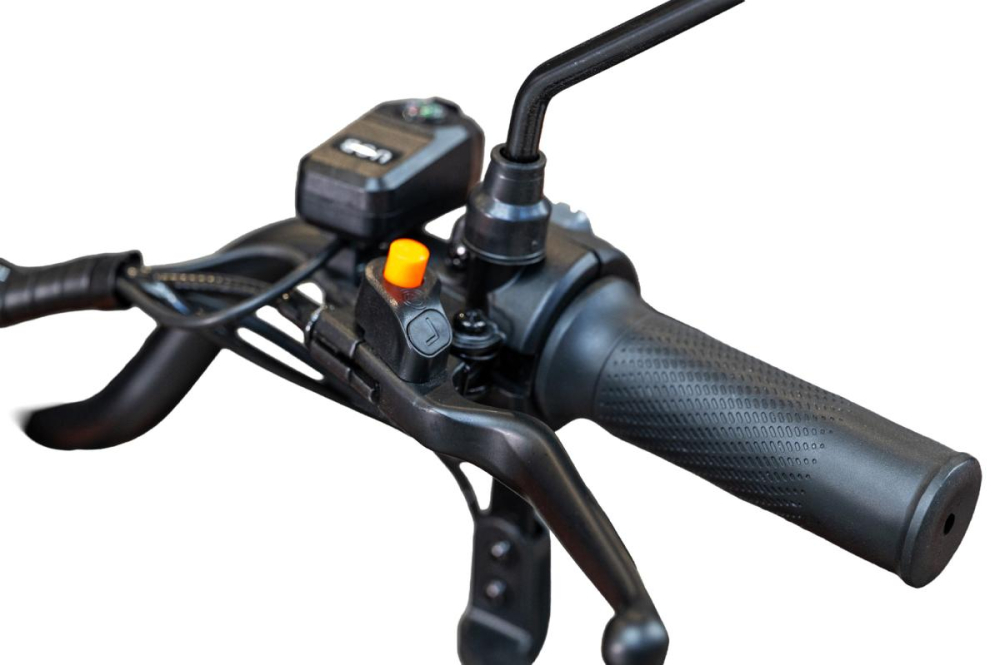 Triciclu electric 2 in 1 BLADE DUO MAX 11, 1200W, Portocaliu/Negru, 2 locuri + bena cargo, autonomie pana la 50 km, CIV inclus [11]