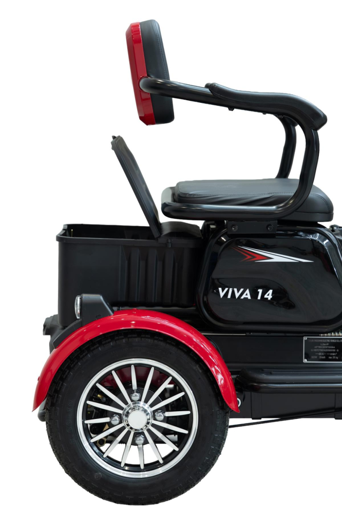 Triciclu electric BLADE VIVA 14  Rosu-Negru, 25 km/h,  1200W, autonomie pana la 50 km, CIV inclus [7]