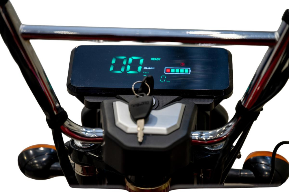 Triciclu electric cargo BLADE Sprint 3.0 Rosu-Negru 2000W - CIV inclus [8]