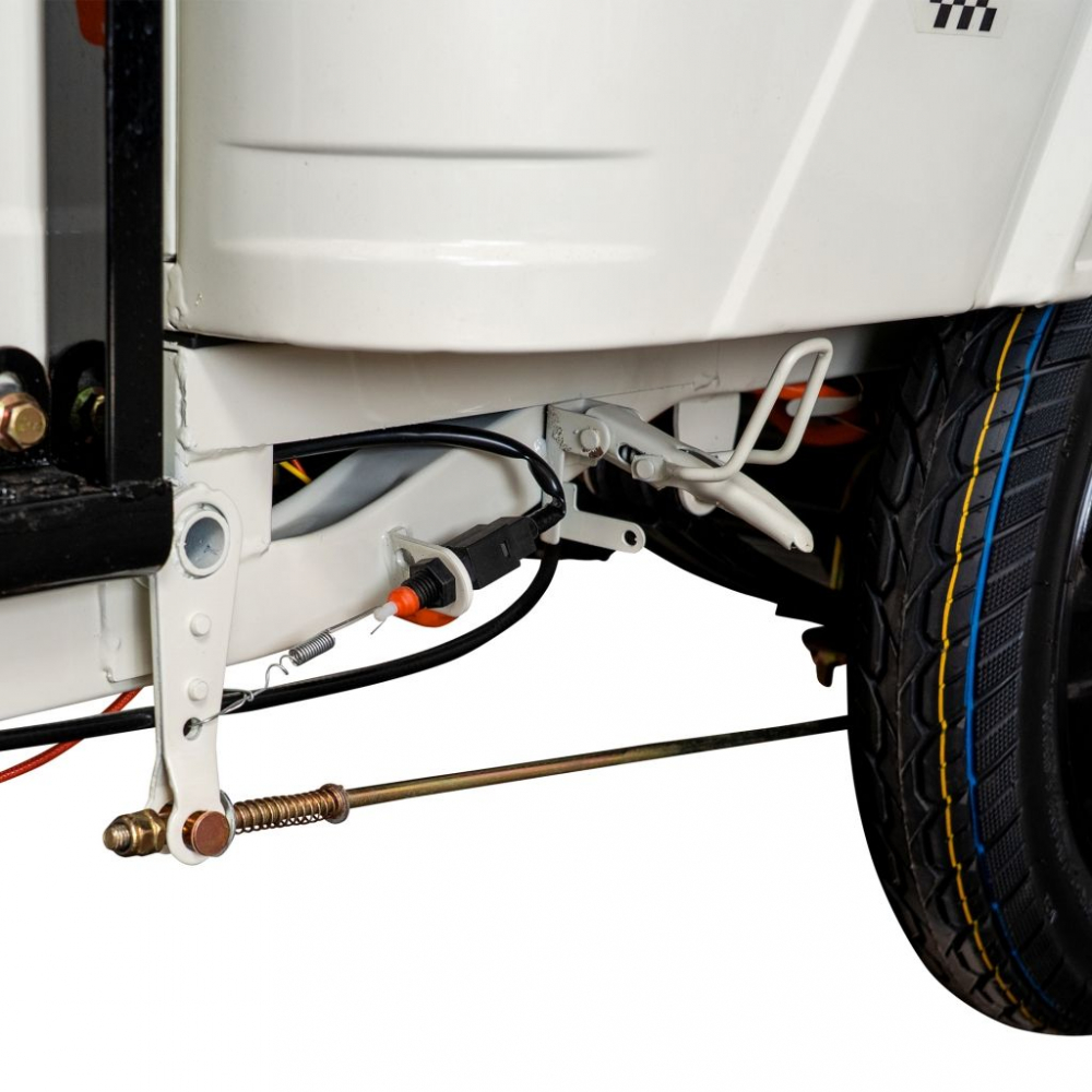 Triciclu electric cargo RURIS Pilot 3110A ALB fara permis, 2000W, viteza 25 km/h, autonomie 80 km [16]