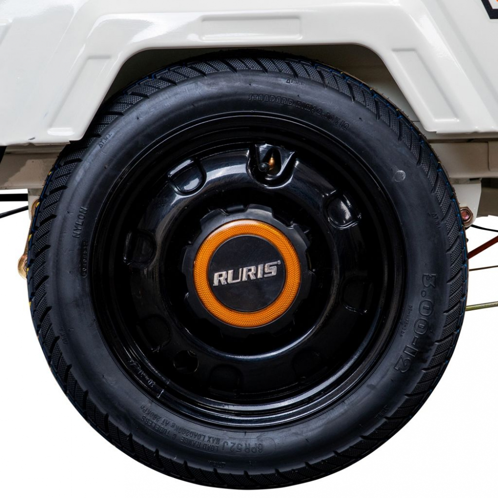 Triciclu electric cargo RURIS Pilot 3110A ALB fara permis, 2000W, viteza 25 km/h, autonomie 80 km [8]