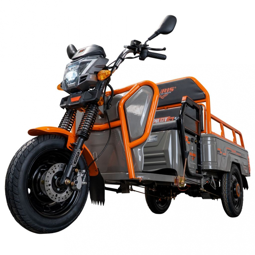 Triciclu electric cargo RURIS Pilot 3110G GRI fara permis, 2000W, viteza 25 km/h, autonomie 80 km [3]