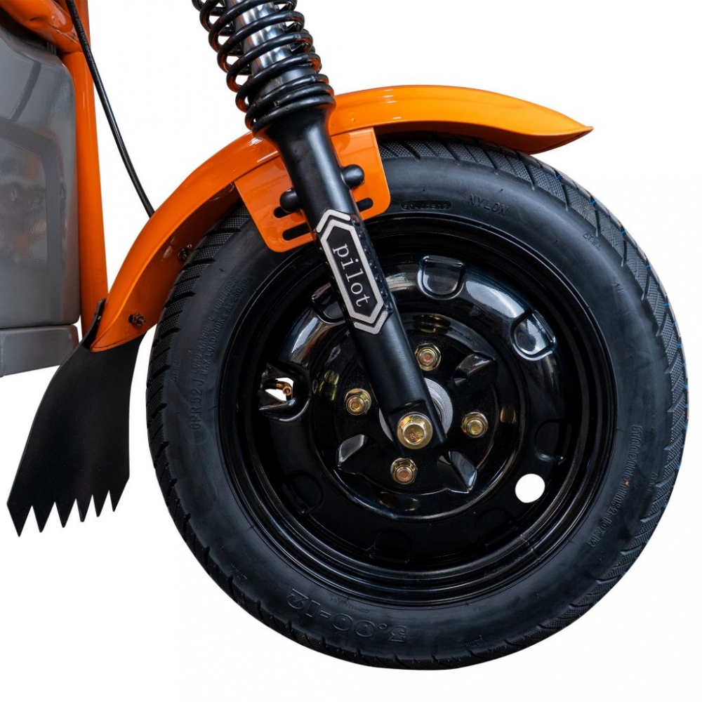 Triciclu electric cargo RURIS Pilot 3110G GRI fara permis, 2000W, viteza 25 km/h, autonomie 80 km [22]