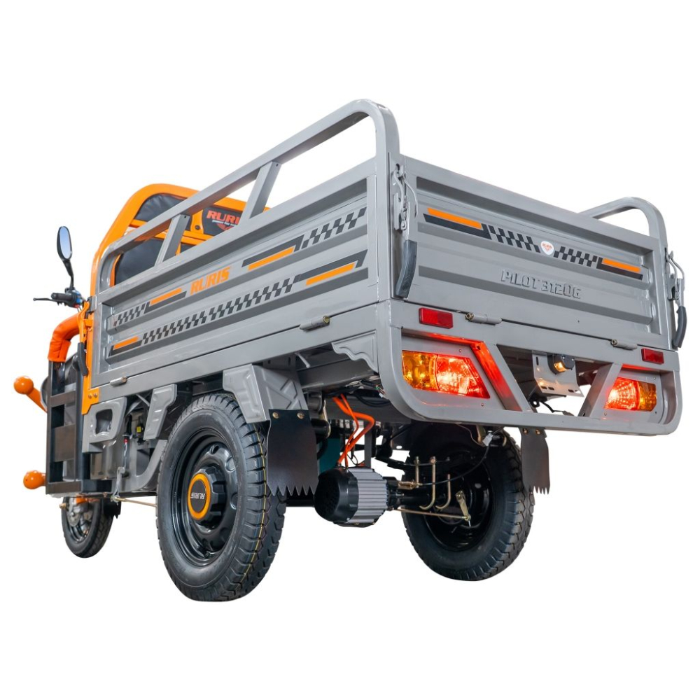 Triciclu electric cargo RURIS Pilot 3120G GRI fara permis, 2000W, viteza 25 km/h, autonomie 70 km [19]