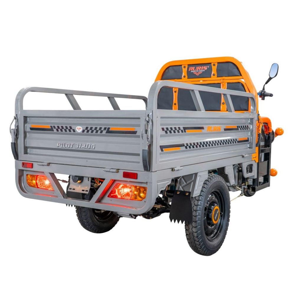 Triciclu electric cargo RURIS Pilot 3120G GRI fara permis, 2000W, viteza 25 km/h, autonomie 70 km [17]