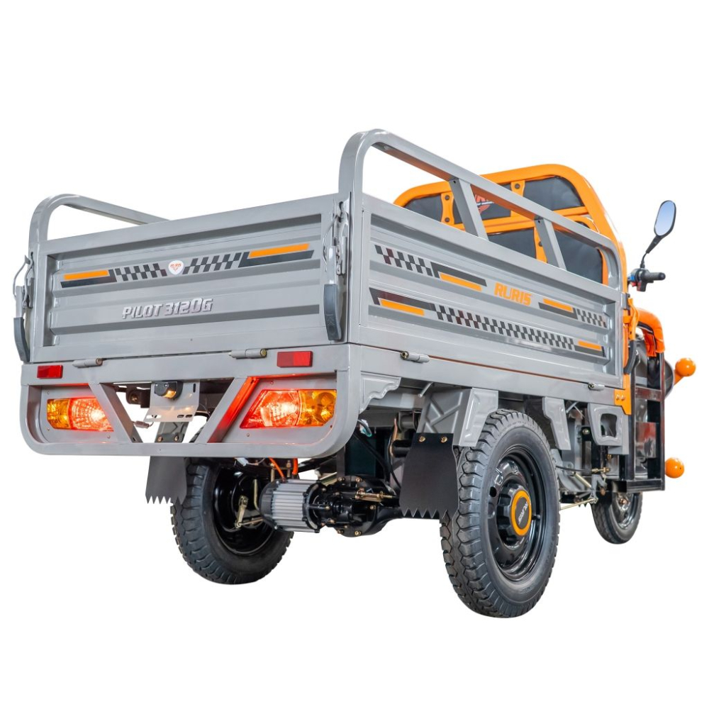 Triciclu electric cargo RURIS Pilot 3120G GRI fara permis, 2000W, viteza 25 km/h, autonomie 70 km [18]