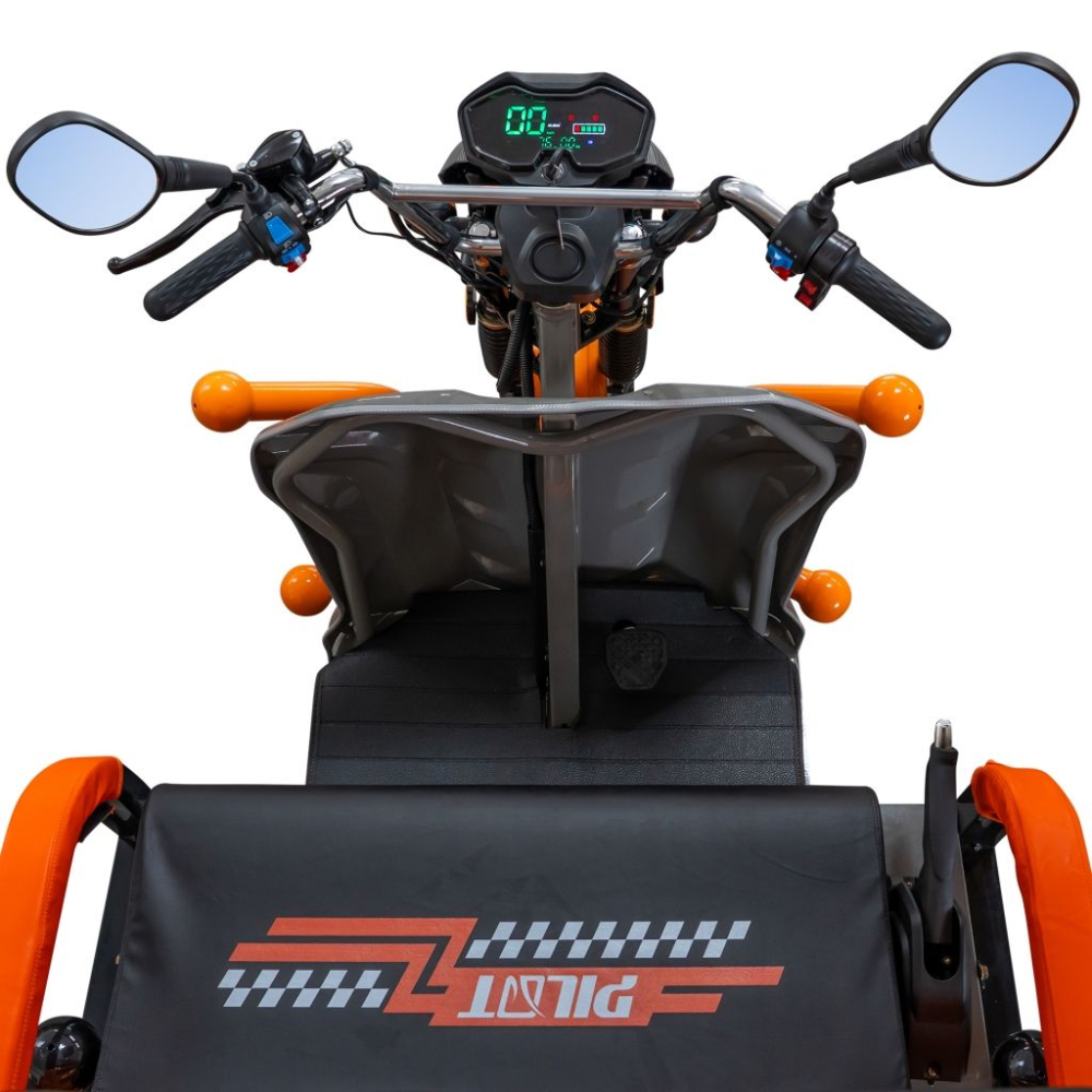 Triciclu electric cargo RURIS Pilot 3120G GRI fara permis, 2000W, viteza 25 km/h, autonomie 70 km [29]