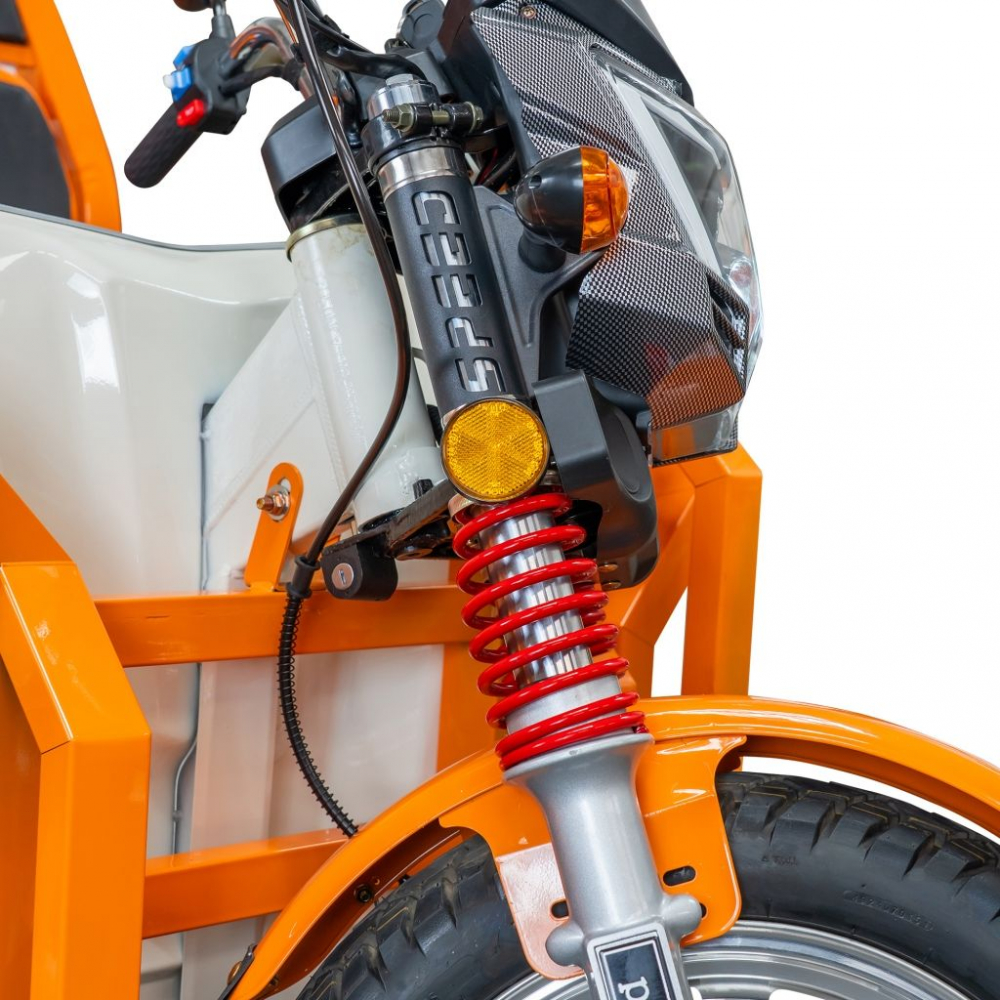 Triciclu electric cargo RURIS Pilot 3130A ALB fara permis, 3600W, viteza 25 km/h, autonomie 80 km [8]
