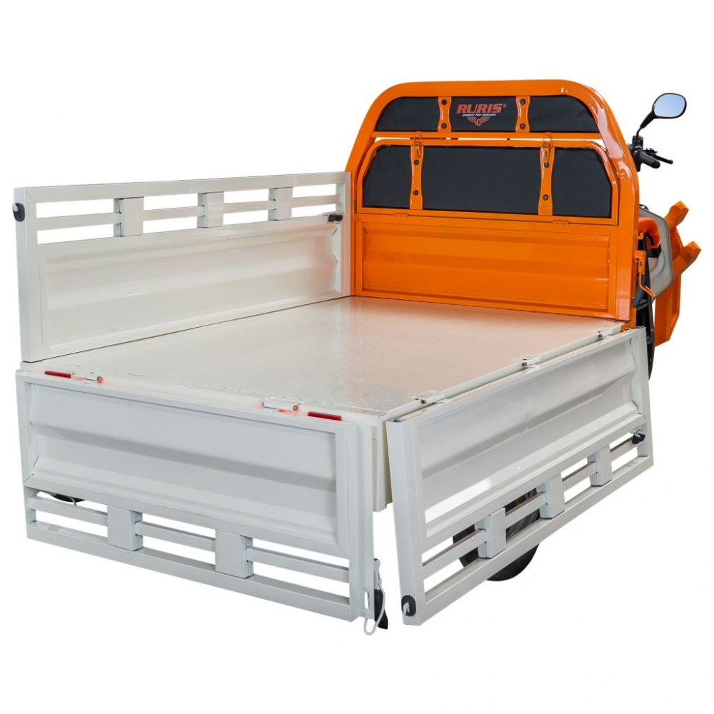 Triciclu electric cargo RURIS Pilot 3130A ALB fara permis, 3600W, viteza 25 km/h, autonomie 80 km [21]