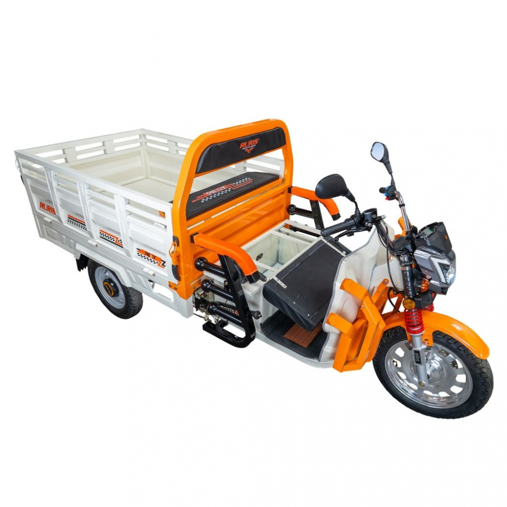 Triciclu electric cargo RURIS Pilot 3130A ALB fara permis, 3600W, viteza 25 km/h, autonomie 80 km [15]