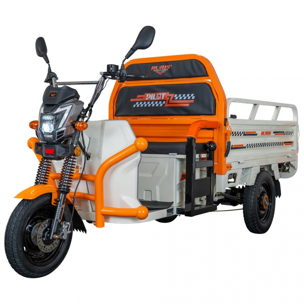 Triciclu electric cargo RURIS Pilot 3120A ALB fara permis, 2000W, viteza 25 km/h, autonomie 70 km [3]