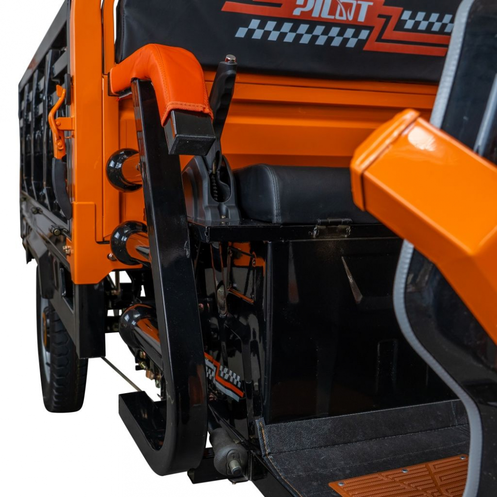 Triciclu electric cargo RURIS Pilot 3130N NEGRU fara permis, 3600W, viteza 25 km/h, autonomie 80 km [8]