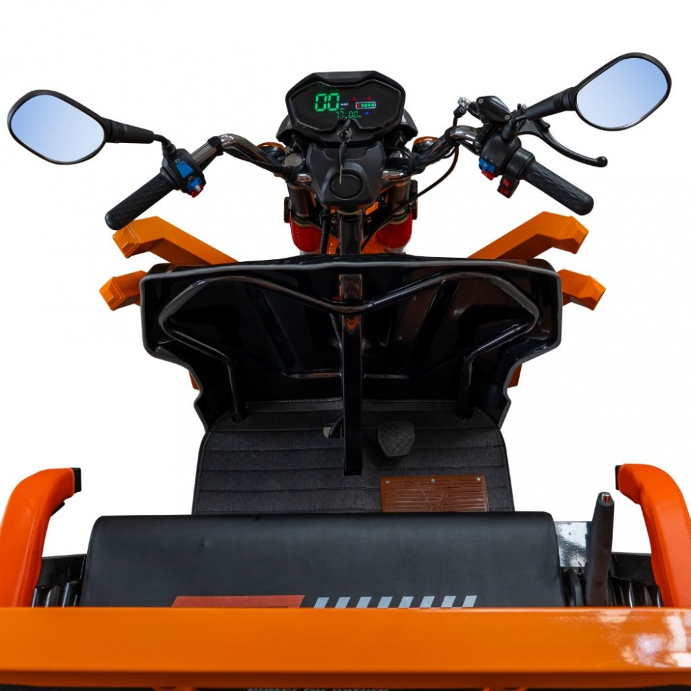 Triciclu electric cargo RURIS Pilot 3130N NEGRU fara permis, 3600W, viteza 25 km/h, autonomie 80 km [18]