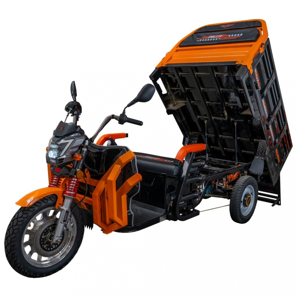 Triciclu electric cargo RURIS Pilot 3130N NEGRU fara permis, 3600W, viteza 25 km/h, autonomie 80 km [13]