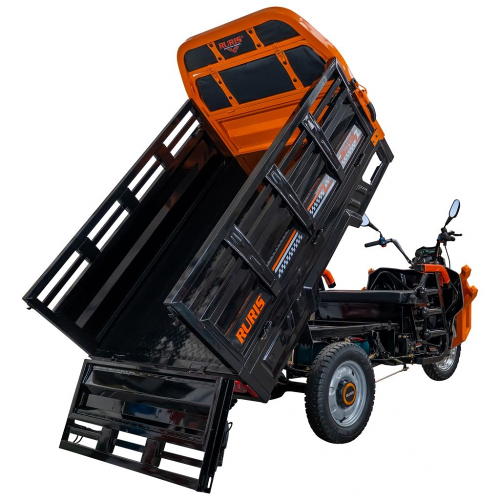 Triciclu electric cargo RURIS Pilot 3130N NEGRU fara permis, 3600W, viteza 25 km/h, autonomie 80 km [14]