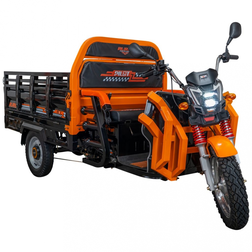 Triciclu electric cargo RURIS Pilot 3130N NEGRU fara permis, 3600W, viteza 25 km/h, autonomie 80 km [5]