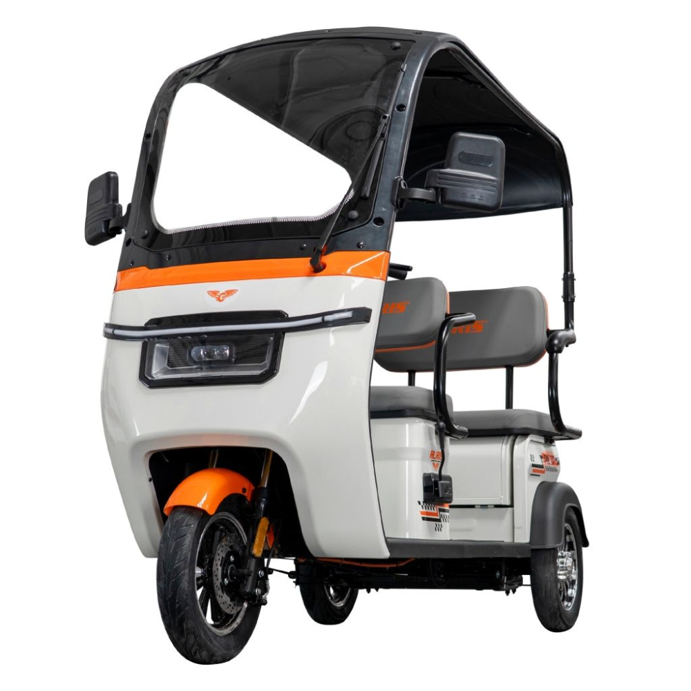 Triciclu electric cu cabina RURIS Pilot 3070A ALB fara permis, 2900W, viteza 25 km/h, autonomie 60 km [2]