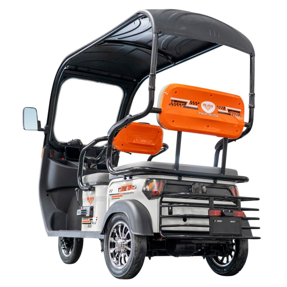 Triciclu electric cu cabina RURIS Pilot 3070A ALB fara permis, 2900W, viteza 25 km/h, autonomie 60 km [5]
