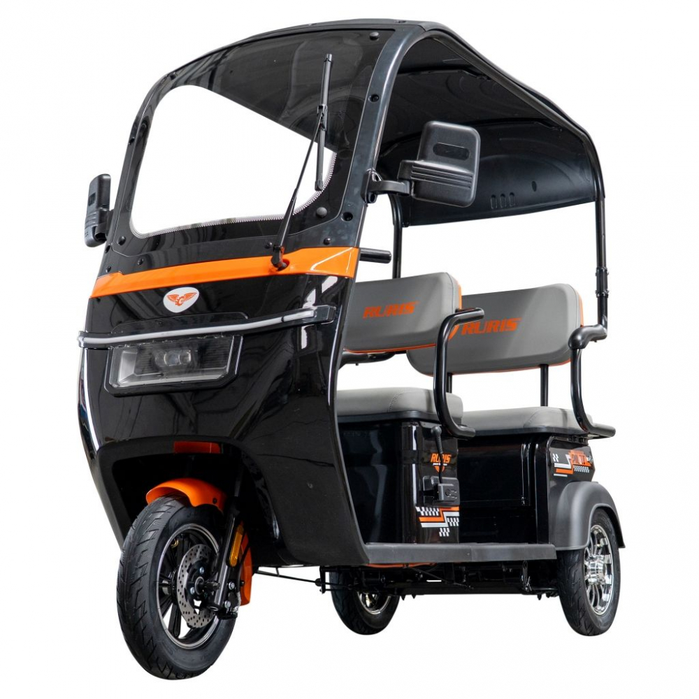 Triciclu electric cu cabina RURIS Pilot 3070N NEGRU fara permis, 2900W, viteza 25 km/h, autonomie 60 km [2]