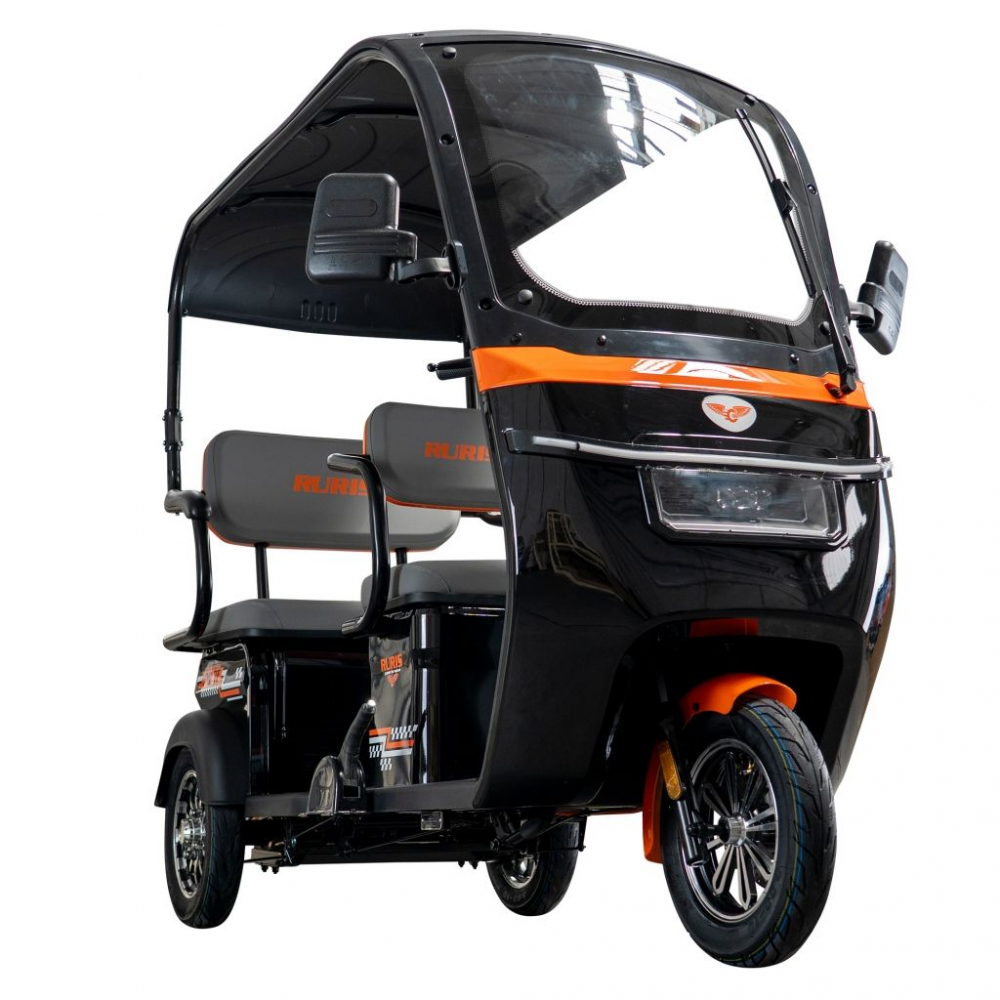Triciclu electric cu cabina RURIS Pilot 3070N NEGRU fara permis, 2900W, viteza 25 km/h, autonomie 60 km [3]