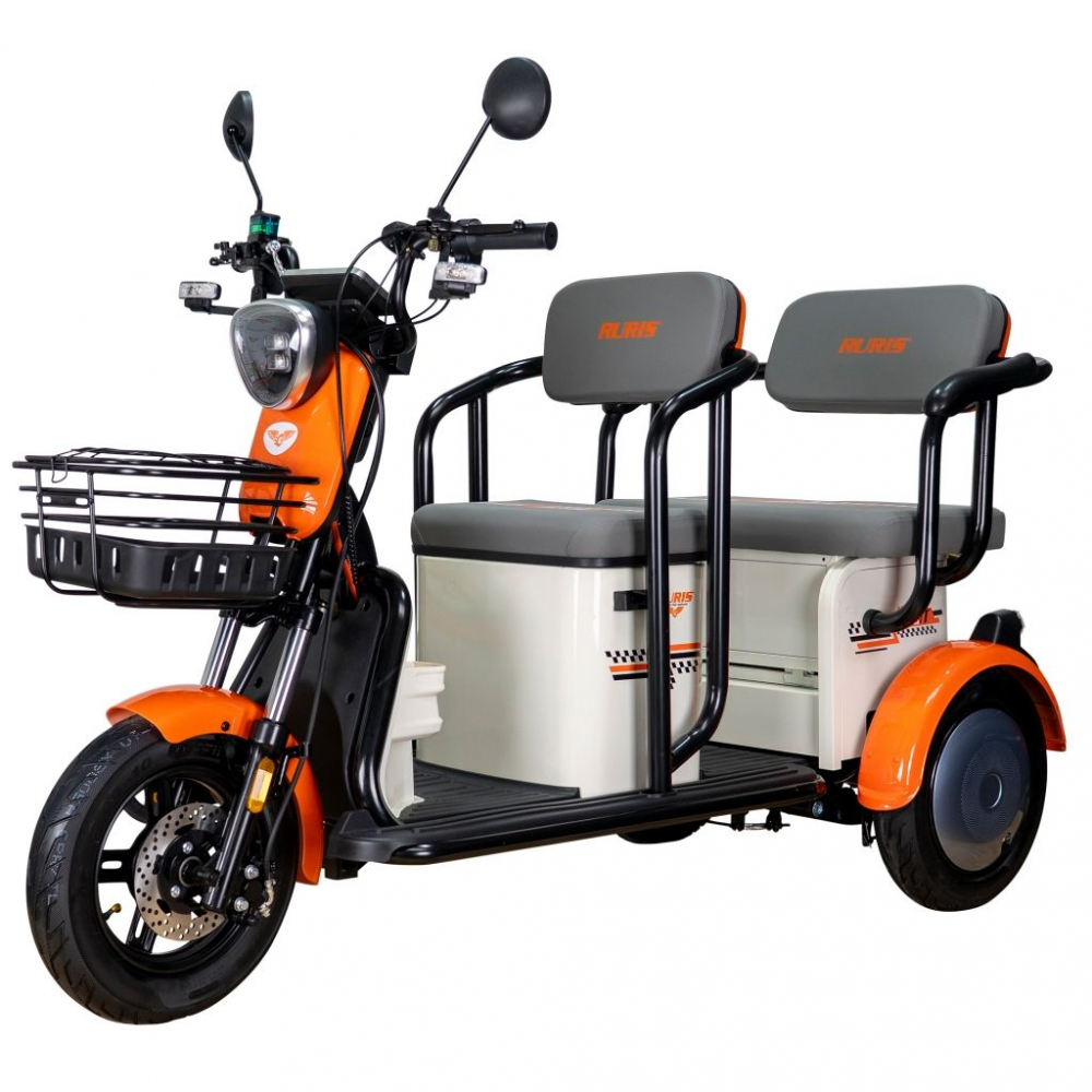 Triciclu electric RURIS Pilot 3020A ALB fara permis, 2000W, viteza 25 km/h, autonomie 50 km [4]