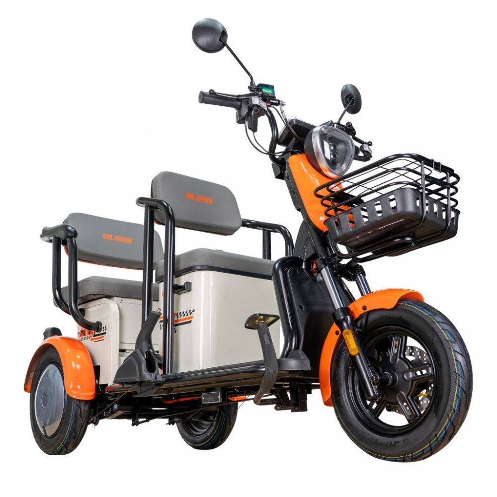 Triciclu electric RURIS Pilot 3020A ALB fara permis, 2000W, viteza 25 km/h, autonomie 50 km [3]