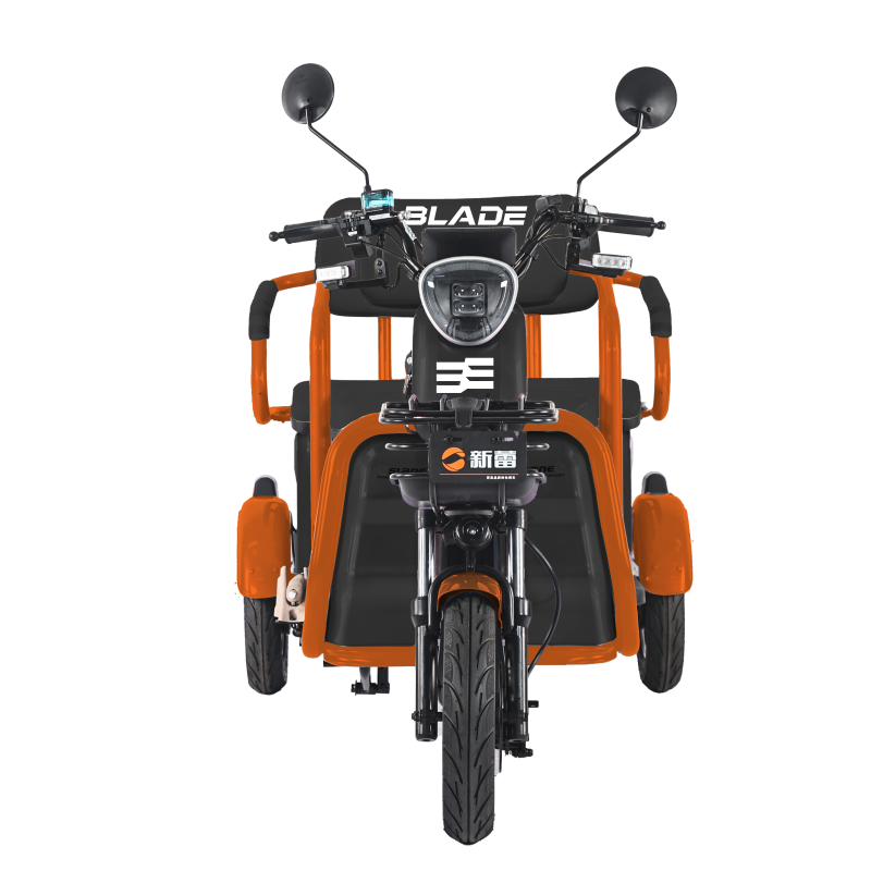 Triciclu electric persoane BLADE TRIP X2 Negru-Portocaliu 2000W, 2 locuri - CIV inclus [2]