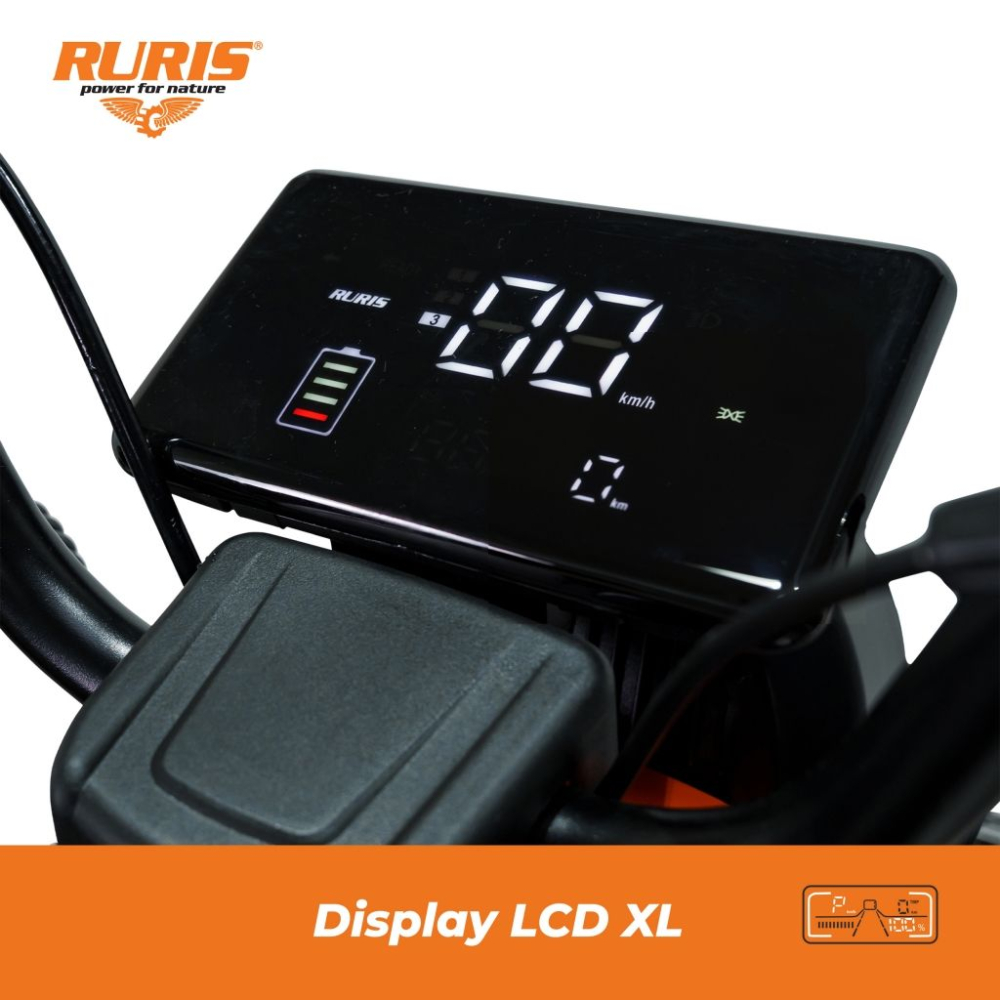 Triciclu electric RURIS Pilot 3010G Gri, 1600W, 2 locuri, autonomie pana la 50 km [4]